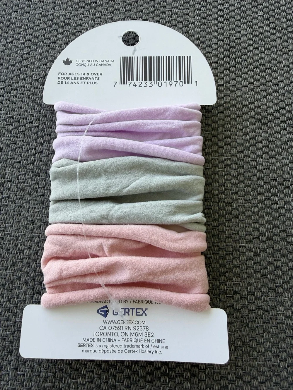 Sophi Pastel Hair Elastics - Lavender, Mint & Blush (3 Pack)